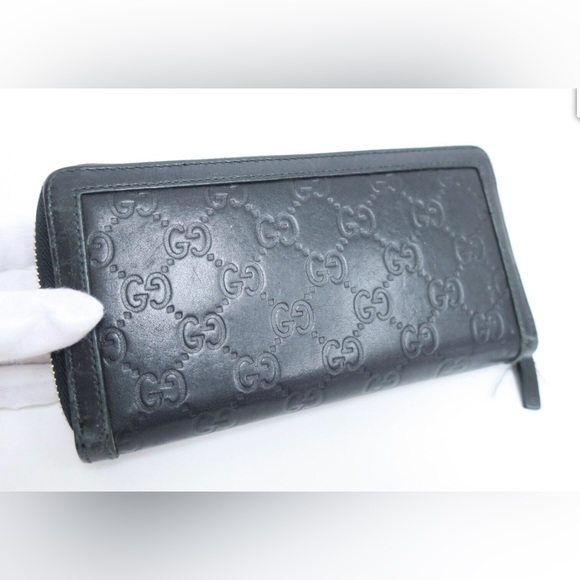 Gucci Guccissima GG Leather Zippy Big Wallet/Dust Cover included - Picture 6 of 16